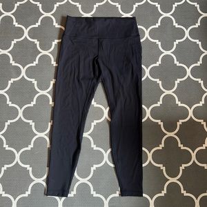 Lululemon Wunder Train High Rise 28” Black Leggings